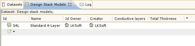 Created design stack model